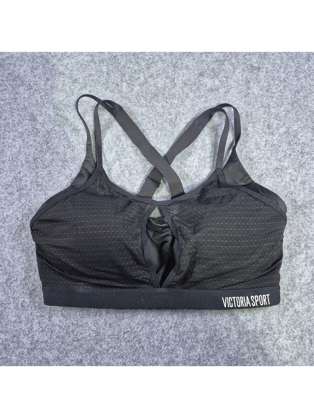 Victorias Secret Maximum Support Lightweight Sports Bra Black 34DD  Breathable - Picture 3 of 13
